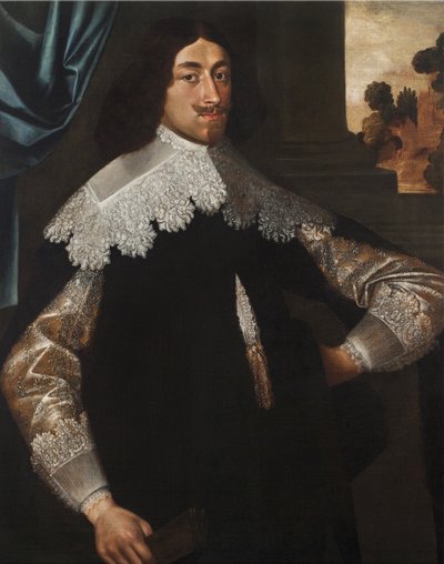Grimbergenin kreivin Eugène de Berghesin muotokuva, 1641 (pari 3114331) tekijältä Frans Denys