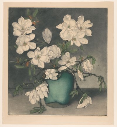 Magnoliatacken tekijältä Frans Everbag (signed by artist)