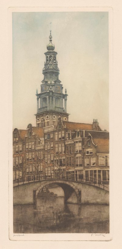 Eteläkirkko Amsterdamissa tekijältä Frans Everbag (signed by artist)