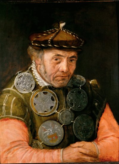 Killan upseerin muotokuva - Frans Floris, vanhempi (1519-1570). Öljy puulle, c. 1565. Mitat : 63,7x49,2 cm. Taidehistoriallinen museo, Vienne tekijältä Frans Floris