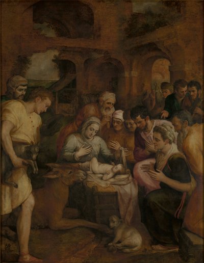 Paimenten palvonta tekijältä Frans Floris