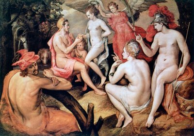 Pariisin tuomio, n. 1550 tekijältä Frans Floris