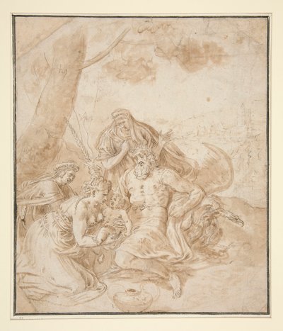 Bacchuksen syntymä tekijältä Frans Floris the Elder