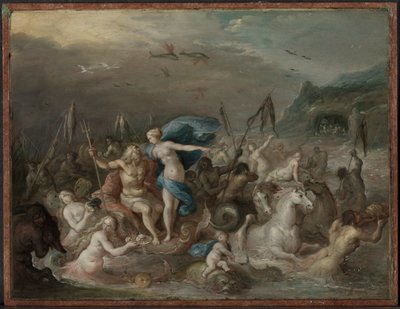 Neptunuksen ja amfitriitin voitto, 1630-luku. tekijältä Frans Francken