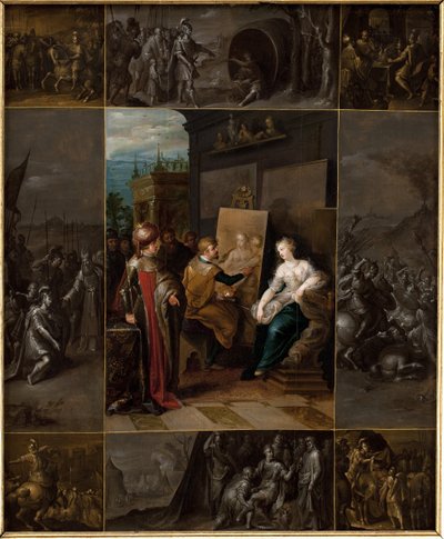 Apelles Painting Campaspe tekijältä Frans Francken d.Y.