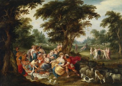 Arcadia. Kultainen ikä tekijältä Frans Francken the Younger