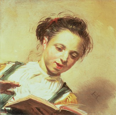Tyttö Laulamassa tekijältä Frans Hals