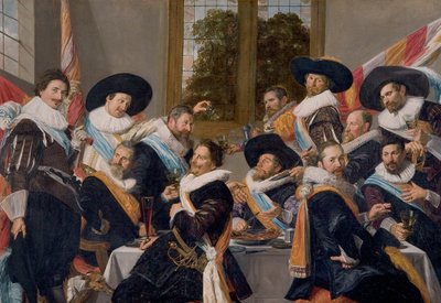 Calivermenin kansalaiskaartin upseerien juhlaillallinen tekijältä Frans Hals