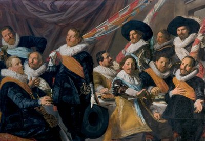 St George Civic Guardin upseerien juhlaillalliset tekijältä Frans Hals