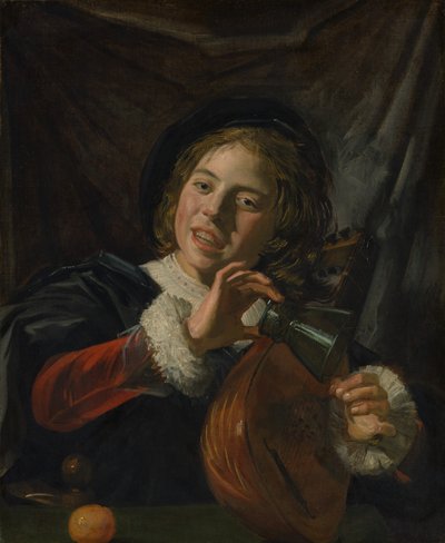 Poika luutulla, n. 1625. tekijältä Frans Hals