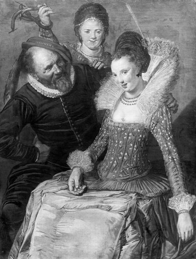 Hilpeä kolmikko tekijältä Frans Hals