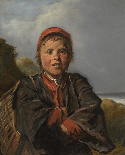 Fisher Boy (öljy kankaalle) tekijältä Frans Hals