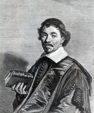 Johannes Hoornbeek, kaiverrus Jonas Suyderhoef tekijältä Frans Hals