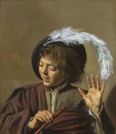 Poika ja huilu tekijältä Frans Hals
