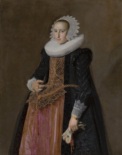 Aletta Hanemansin muotokuva (1606-1653) tekijältä Frans Hals