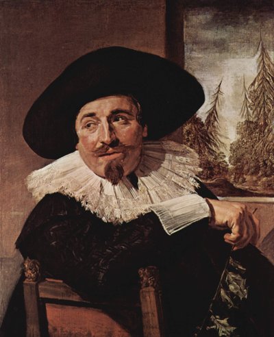 Isaac Abrahamszin muotokuva. Massa tekijältä Frans Hals
