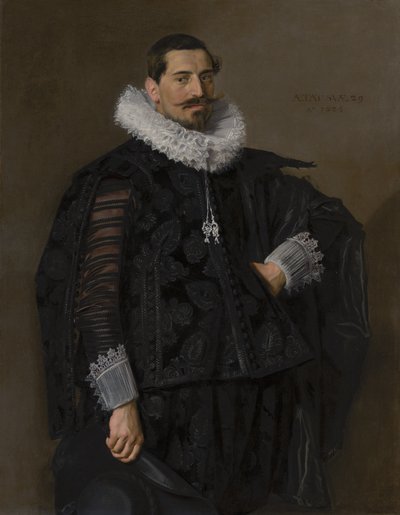 Jacob Pietersz Olycanin muotokuva (1596-1638) tekijältä Frans Hals