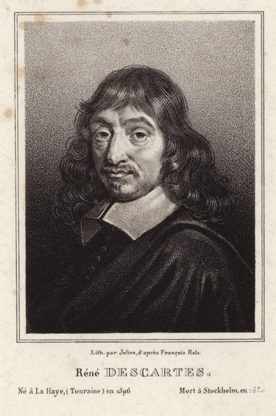 Rene Descartesin muotokuva tekijältä Frans Hals
