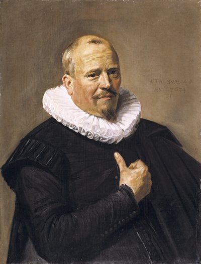 Miehen muotokuva, 1634 (öljy tammilevylle) tekijältä Frans Hals