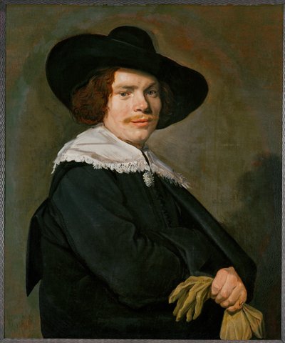 Muotokuva nuoresta miehestä ... (maalaus kankaalle) tekijältä Frans Hals