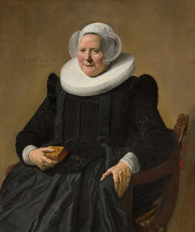 Vanhuksen naisen muotokuva, 1633. tekijältä Frans Hals