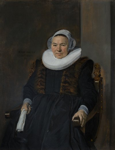 Iäkkään naisen muotokuva, perinteisesti kutsuttu rouva Bodolpheksi tekijältä Frans Hals
