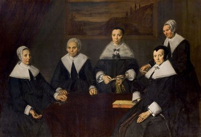 Vanhojen miesten almujen talon regentissat tekijältä Frans Hals