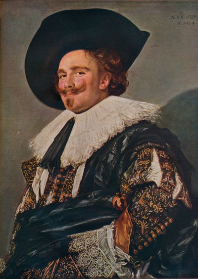 Naurava kavaleri, 1624, 1943. tekijältä Frans Hals
