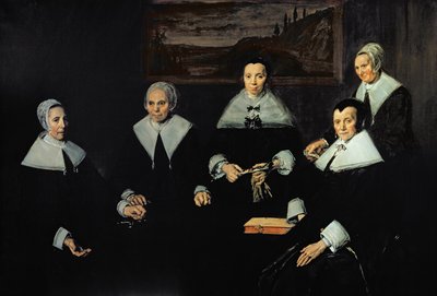 Vanhusten Almitalon regentissat, Haarlem, 1664. tekijältä Frans Hals