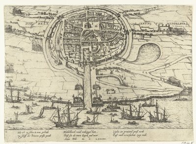 Middelburgin piiritys, 1574 tekijältä Frans Hogenberg