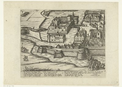 Bredan vangitseminen 1590 tekijältä Frans Hogenberg