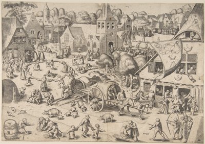 Messut Hobokenissa, noin 1559. tekijältä Frans Hogenberg