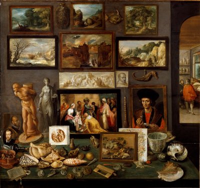 Taiteen ja kurioosien kabinetti (maalaus tekijältä Frans II Francken