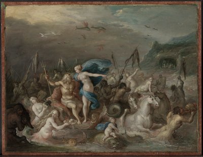 Neptunuksen ja Amphitriten voitto tekijältä Frans II Francken