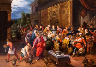 Häät Kaanassa (öljy kankaalle) tekijältä Frans II Francken