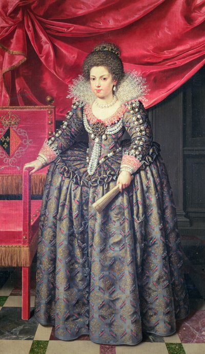 Muotokuva Elizabeth of Francesta (1602-44), Henri IV:n ja Marie de