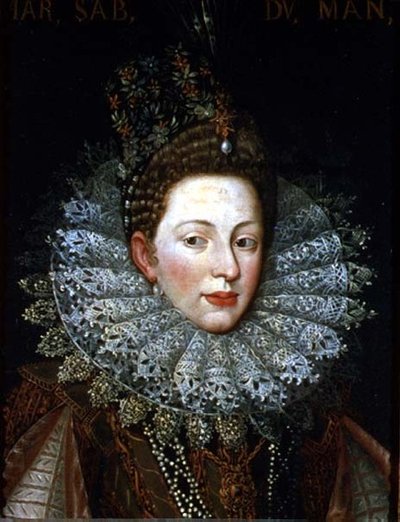 Savoyn herttuattaren Margaret Gonzagan muotokuva tekijältä Frans II Pourbus