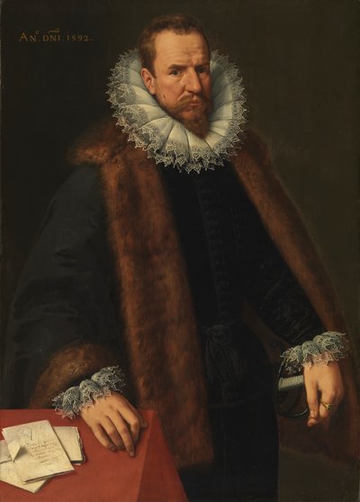 Kuninkaan neuvonantajan Nicolas Helincxin muotokuva tekijältä Frans II Pourbus