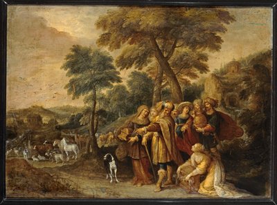 Nooa menee arkkiin ... (maalaus kankaalle) tekijältä Frans II the Younger Francken