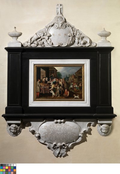 Armon seitsemän teosta (öljy paneelille) tekijältä Frans II the Younger Francken