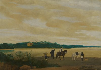 Näkymä Itamaracán saarelle, Brasiliaan Näkymä Itamaracán saarelle tekijältä Frans Post