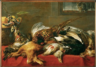 Metsästys asetelma tekijältä Frans Snyders or Snijders