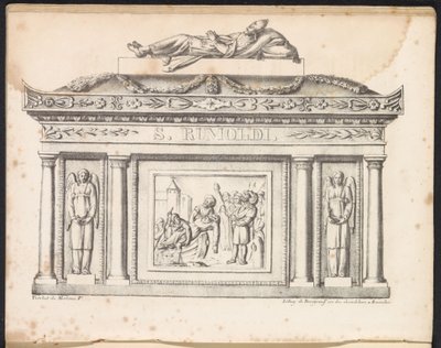 Pyhän Rumboldin pyhäinjäännös, 1825 tekijältä Frans Vervloet