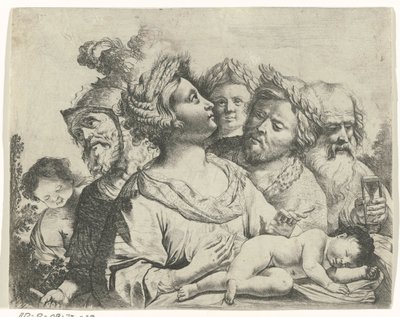 Ceres, Mars ja Saturnus (neljä aikakautta) tekijältä Frans van Mieris (II) (rejected attribution)