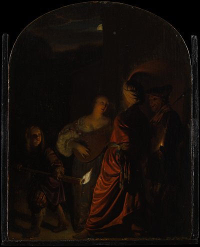 Serenade, n. 1678-80. tekijältä Frans van Mieris