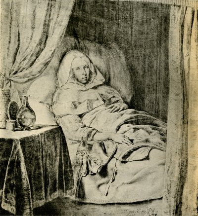 Sairas nainen tekijältä Frans van Mieris