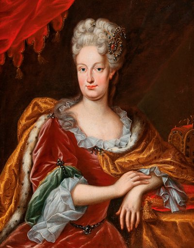 Keisarinna Elisabeth Christinen muotokuva (1691-1750) tekijältä Frans van Stampart
