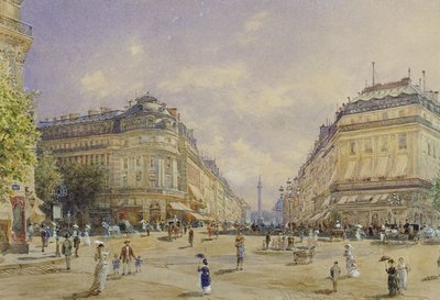 Rue de la Paix, Pariisi, 1886 tekijältä Franz Alt