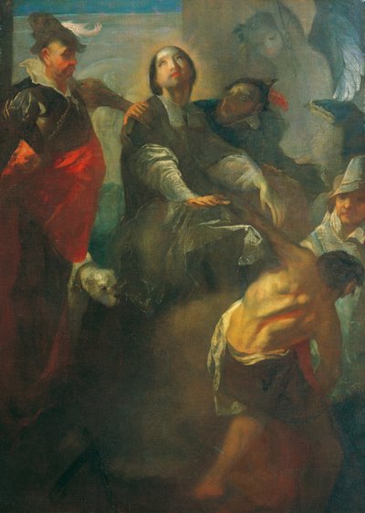 Pyhän Johannes Nepomukin vangitseminen tekijältä Franz Anton Maulbertsch