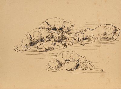 Torjuvat Sundapanthers tekijältä Franz Barwig d. Ä.